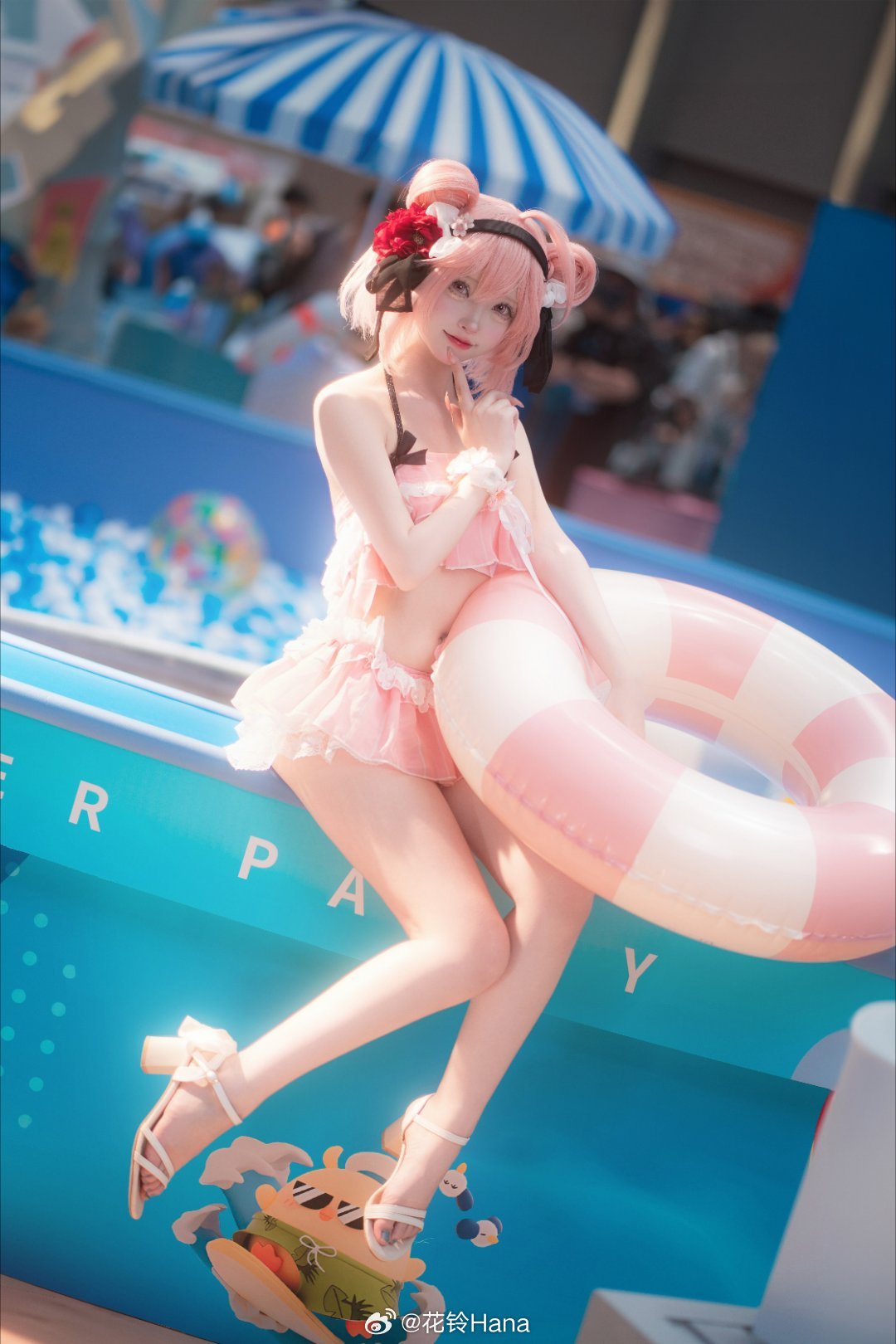 COSPLAY 虽然我个子小，但是也又在好好发育! 碧蓝航线 🌸萨拉托加🌸@花铃Hana COSPLAY-第7张