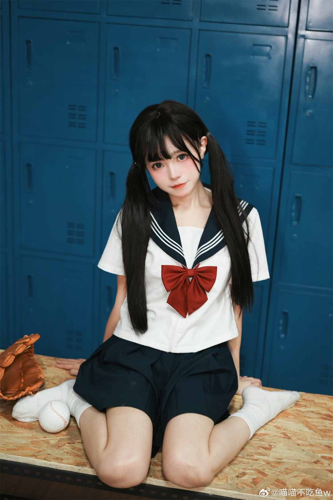 好喜欢小萝莉👧 JK制服@喵喵不吃鱼w JK-第2张