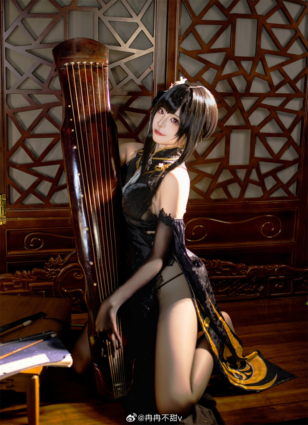 COSPLAY 你该不会，只是想和我闲聊吧？ 碧蓝航线 镇海旗袍· 奇奢华苑@冉冉不甜v COSPLAY-第1张