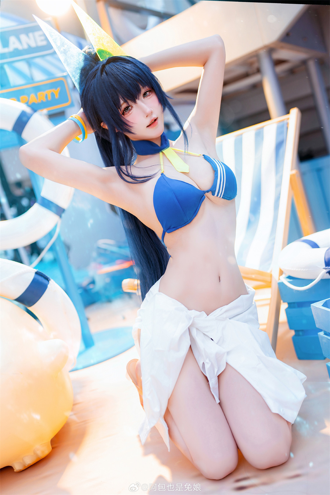 COSPLAY 碧蓝航线 花园@阿包也是兔娘 COSPLAY-第1张