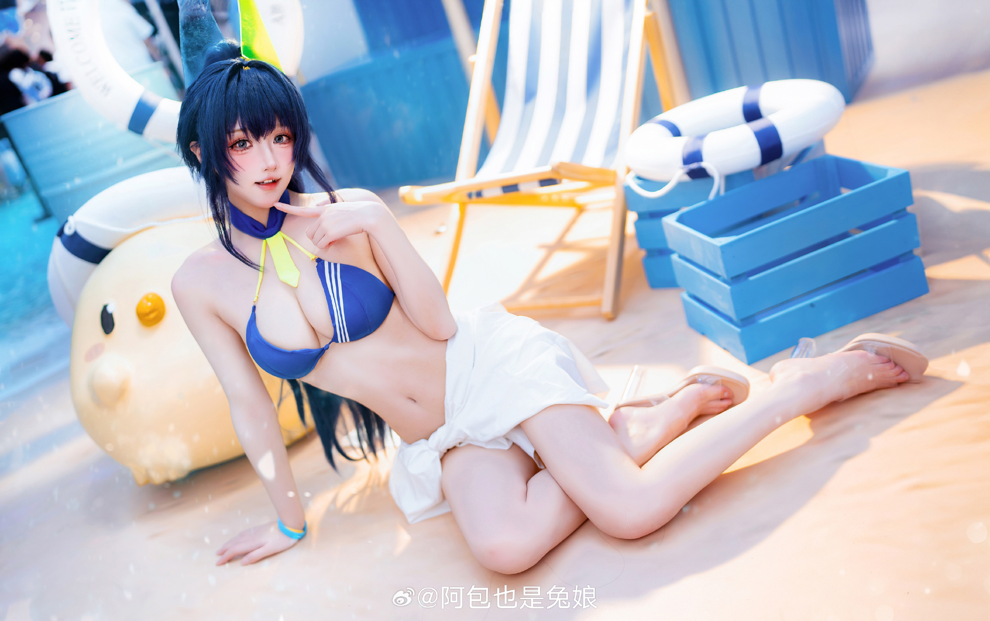 COSPLAY 碧蓝航线 花园@阿包也是兔娘 COSPLAY-第8张