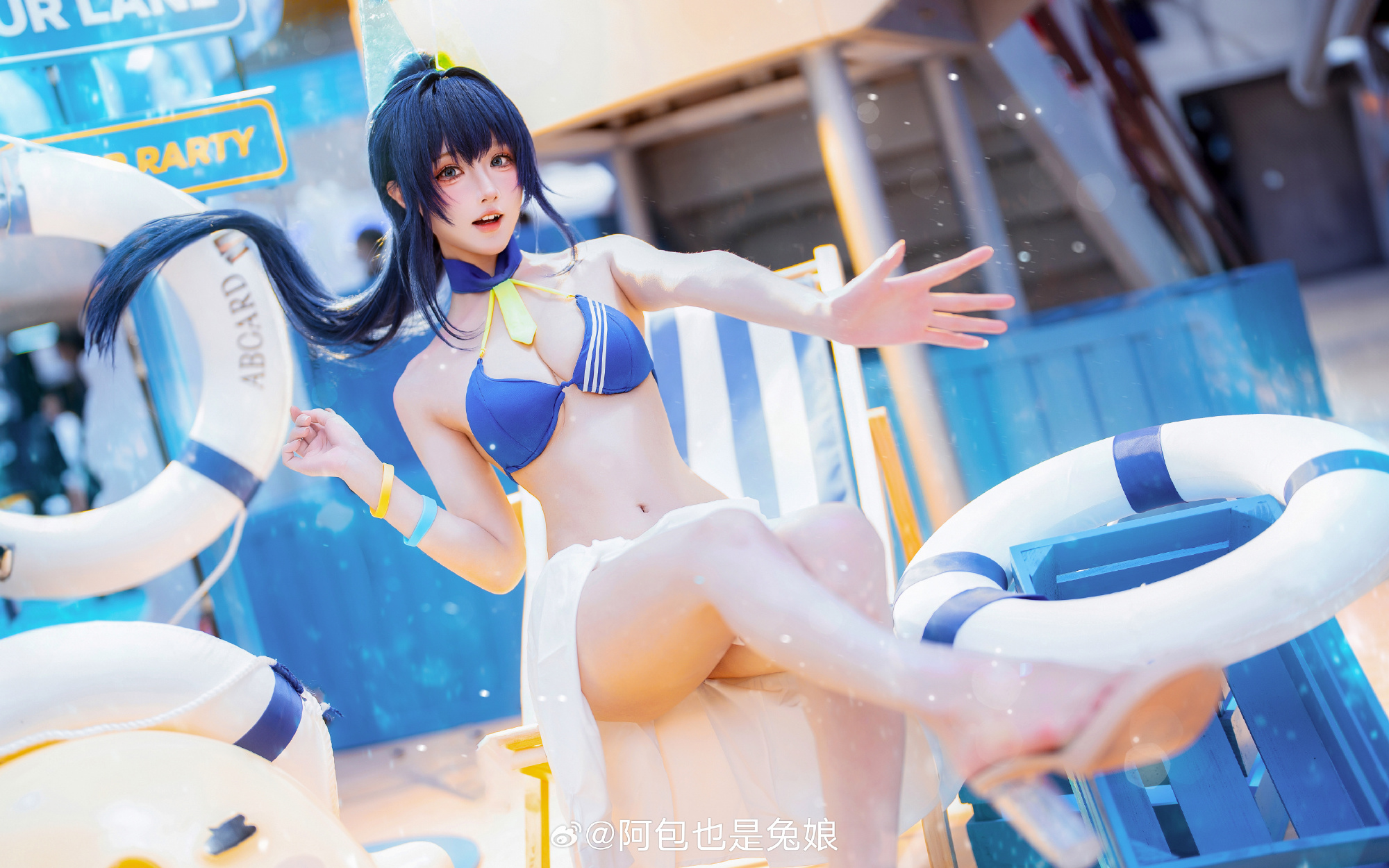 COSPLAY 碧蓝航线 花园@阿包也是兔娘 COSPLAY-第6张