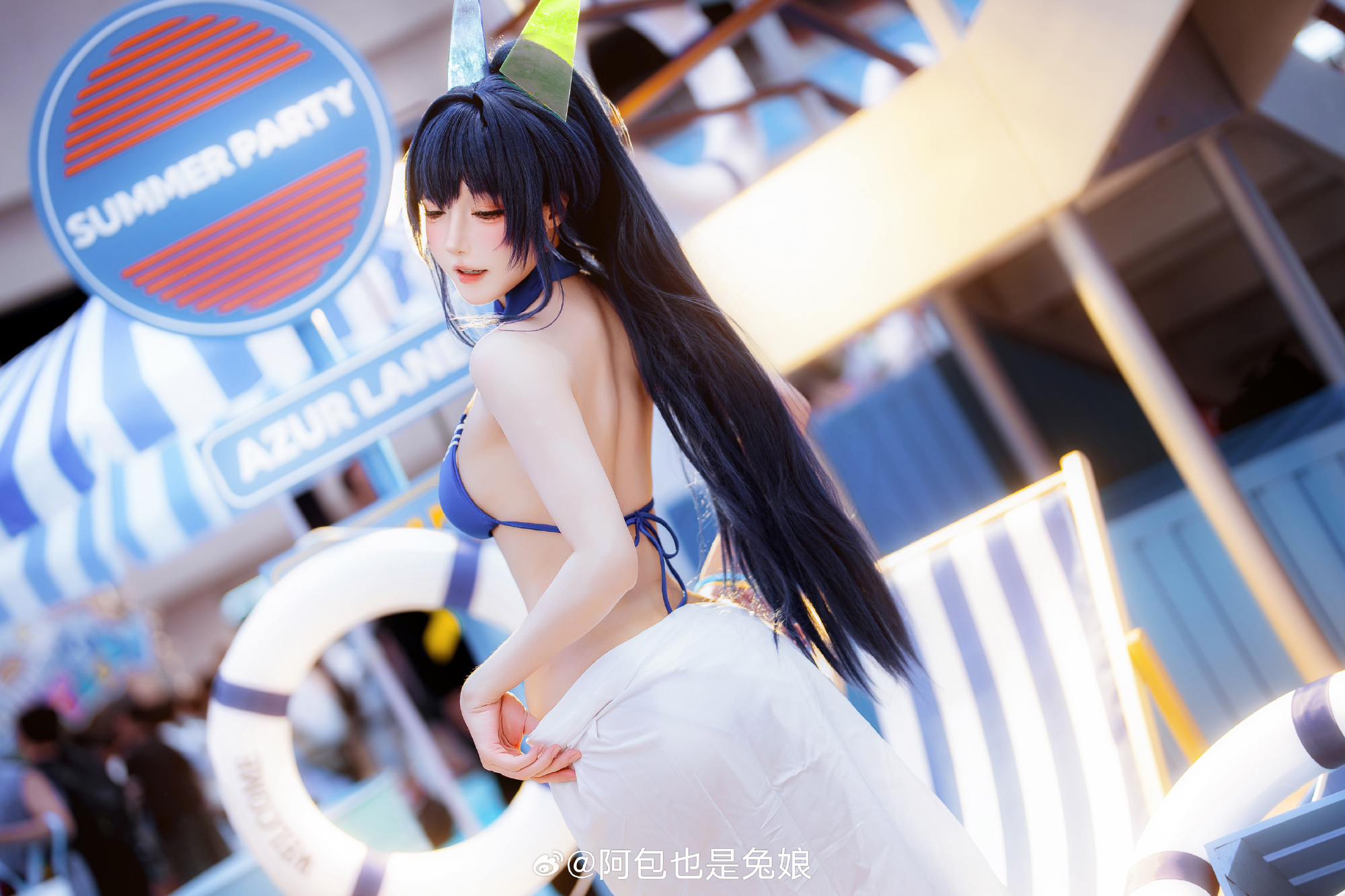 COSPLAY 碧蓝航线 花园@阿包也是兔娘 COSPLAY-第3张