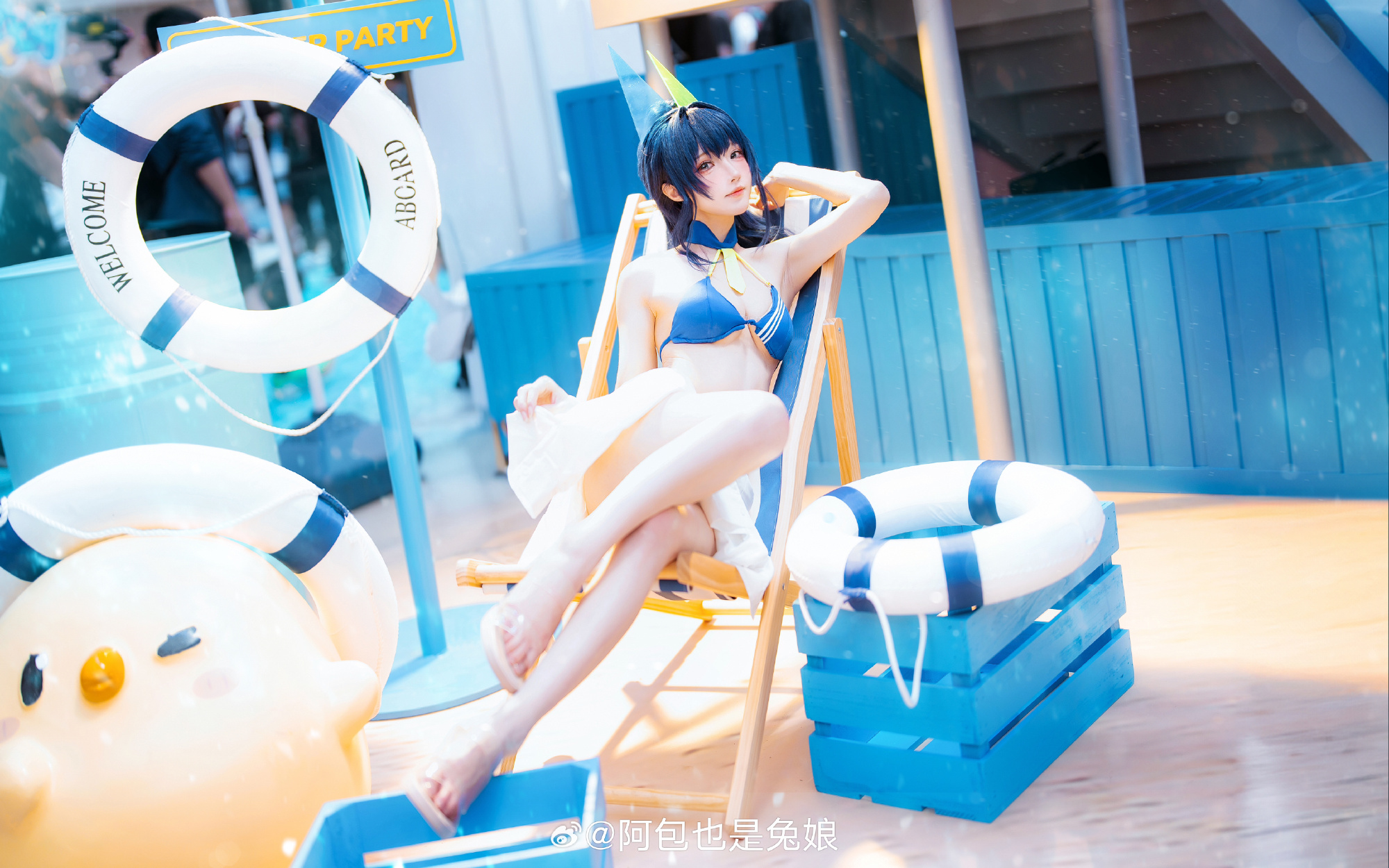 COSPLAY 碧蓝航线 花园@阿包也是兔娘 COSPLAY-第9张