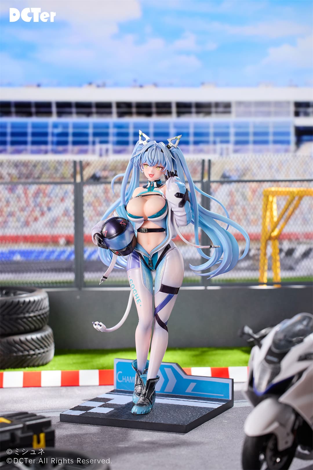 赛博朋克风——「Aila-极速猫姬」1/7手办涂装完成品公布！ 周边-第9张